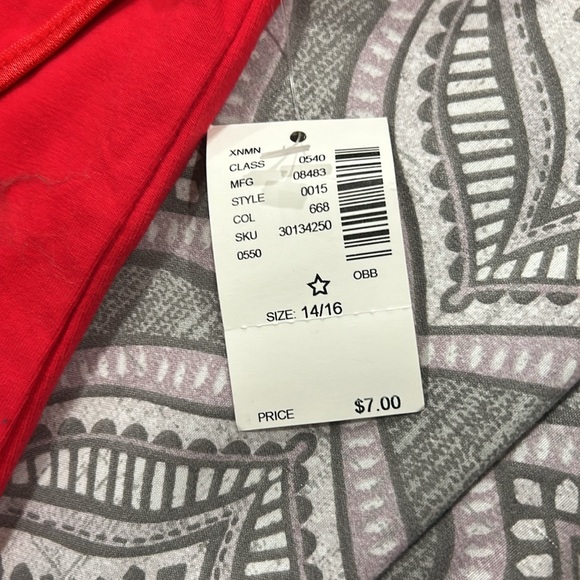 14/16 Red Justice Cami Tanktop - Picture 3 of 4